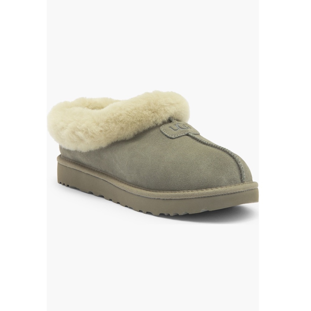 NWT UGG Tazzette Genuine Shearling Collar Slippers